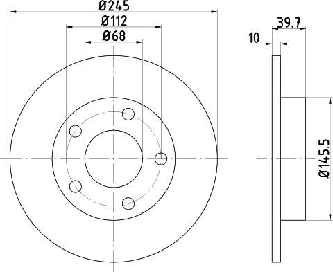 Brembo 08.9136.11 - Disc frana aaoparts.ro