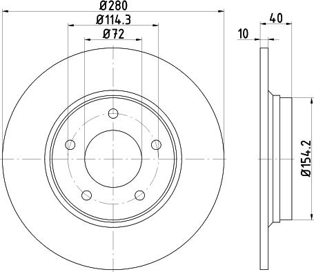 Textar 92181403 - Disc frana aaoparts.ro