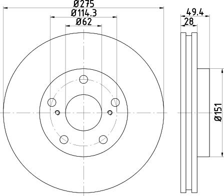 Textar 92135403 - Disc frana aaoparts.ro