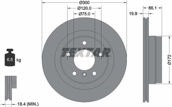 Textar 92133003 - Disc frana aaoparts.ro