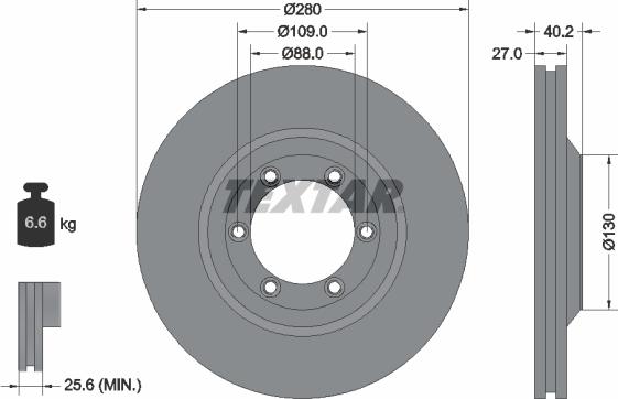 Textar 92174803 - Disc frana aaoparts.ro