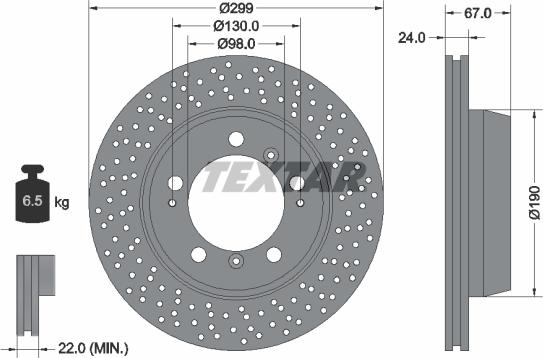 Textar 92176705 - Disc frana aaoparts.ro