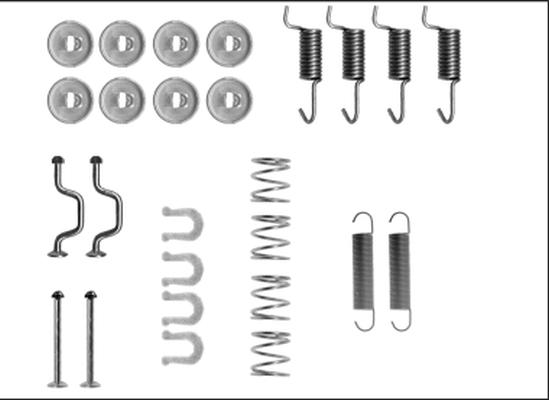 Textar 97043500 - Set accesorii, saboti frana parcare aaoparts.ro