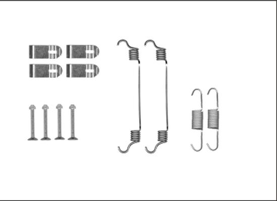 Textar 97042900 - Set accesorii, saboti frana parcare aaoparts.ro
