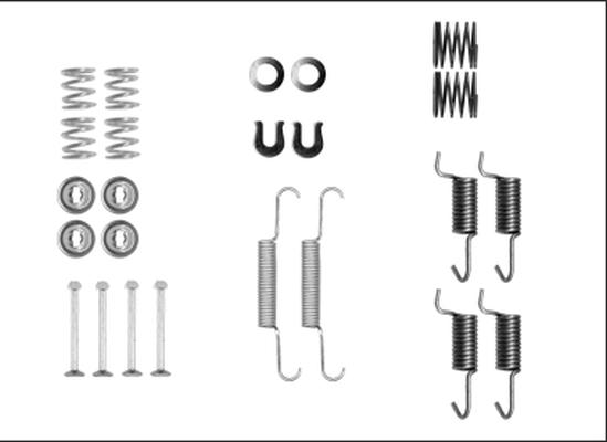 Textar 97042500 - Set accesorii, saboti frana parcare aaoparts.ro