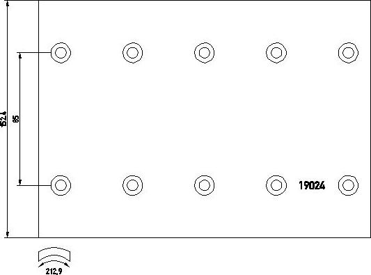 Textar 1902401 - Set garnituri de frictiune, frana tambur aaoparts.ro