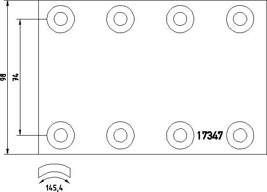 Textar 1734704 - Set garnituri de frictiune, frana tambur aaoparts.ro