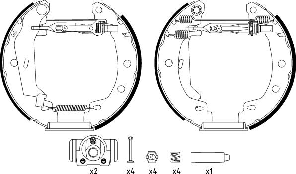 Textar 84049501 - Set saboti frana aaoparts.ro