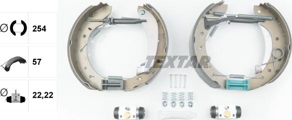 Textar 84049601 - Set saboti frana aaoparts.ro