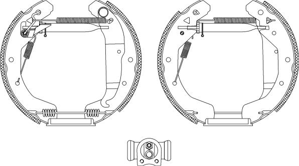 Textar 84049001 - Set saboti frana aaoparts.ro