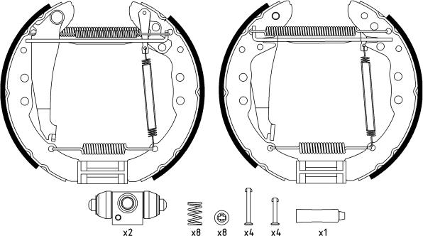 Textar 84044400 - Set saboti frana aaoparts.ro