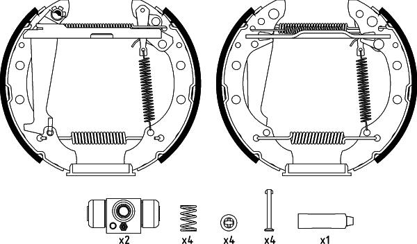 Textar 84044709 - Set saboti frana aaoparts.ro