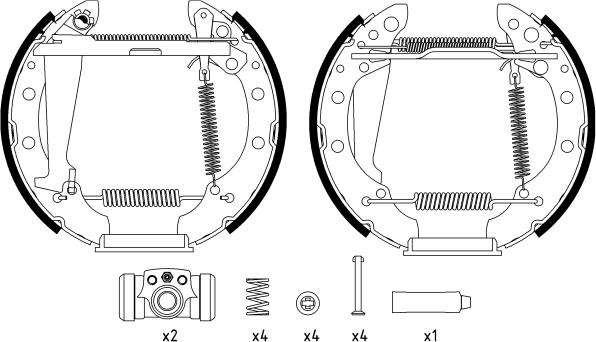 Textar 84044705 - Set saboti frana aaoparts.ro