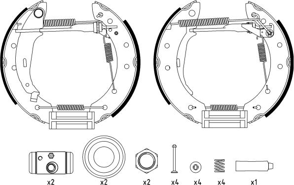 Textar 84048006 - Set saboti frana aaoparts.ro