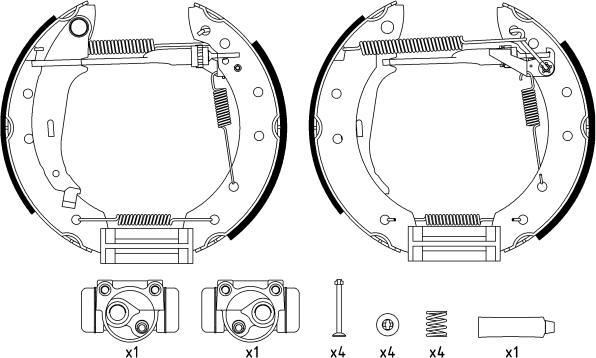 Textar 84048008 - Set saboti frana aaoparts.ro