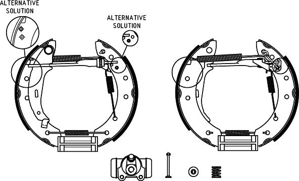 Textar 84048002 - Set saboti frana aaoparts.ro