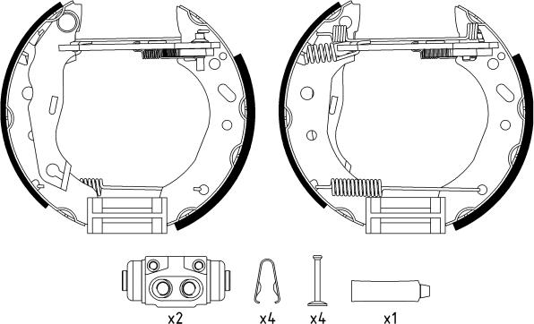 Textar 84048800 - Set saboti frana aaoparts.ro