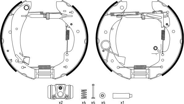 Textar 84047901 - Set saboti frana aaoparts.ro