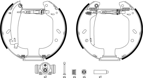 Textar 84047800 - Set saboti frana aaoparts.ro
