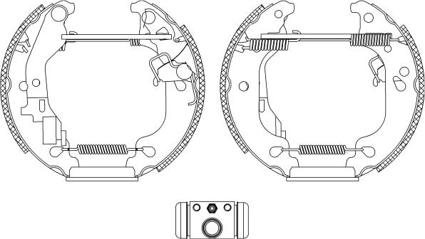 Textar 84054300 - Set saboti frana aaoparts.ro