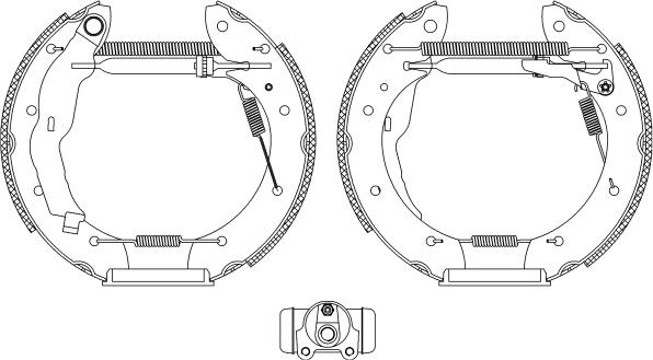 Textar 84050000 - Set saboti frana aaoparts.ro