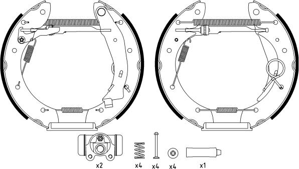 Textar 84052900 - Set saboti frana aaoparts.ro