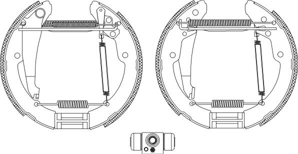 Textar 84052400 - Set saboti frana aaoparts.ro