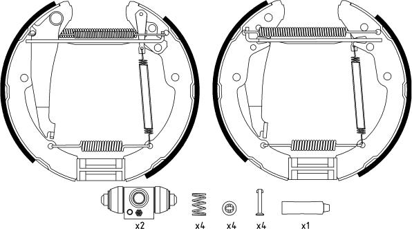 Textar 84052402 - Set saboti frana aaoparts.ro