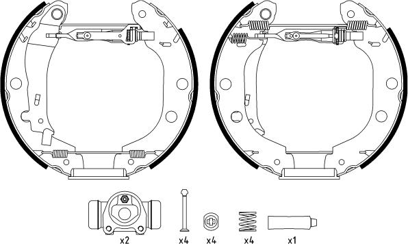 Textar 84052701 - Set saboti frana aaoparts.ro