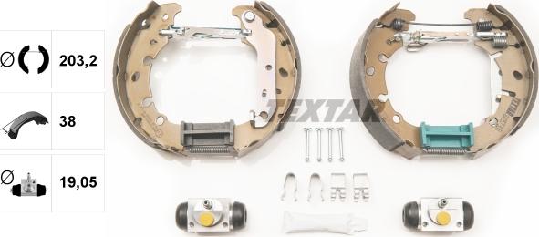 Textar 84057300 - Set saboti frana aaoparts.ro