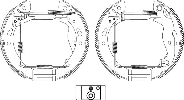 Textar 84069200 - Set saboti frana aaoparts.ro