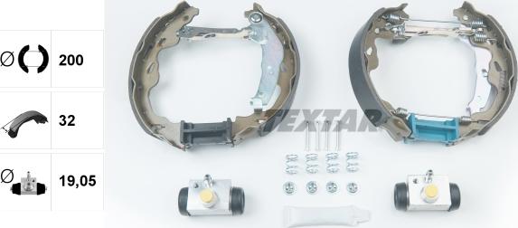 Textar 84064500 - Set saboti frana aaoparts.ro