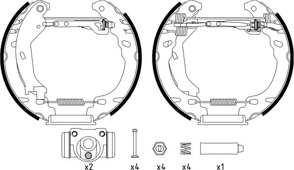 Textar 84064600 - Set saboti frana aaoparts.ro