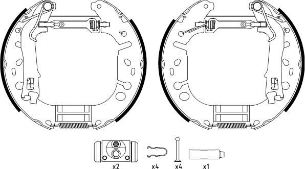 Textar 84065402 - Set saboti frana aaoparts.ro