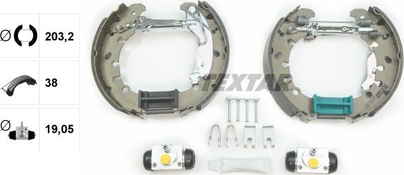 Textar 84065300 - Set saboti frana aaoparts.ro