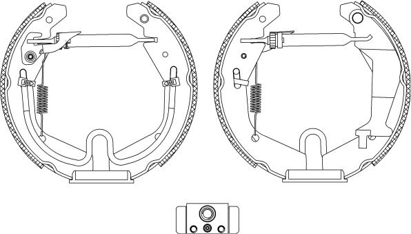 Textar 84065200 - Set saboti frana aaoparts.ro