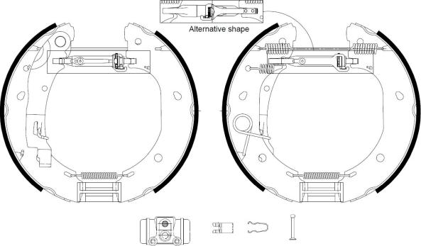 Textar 84060900 - Set saboti frana aaoparts.ro