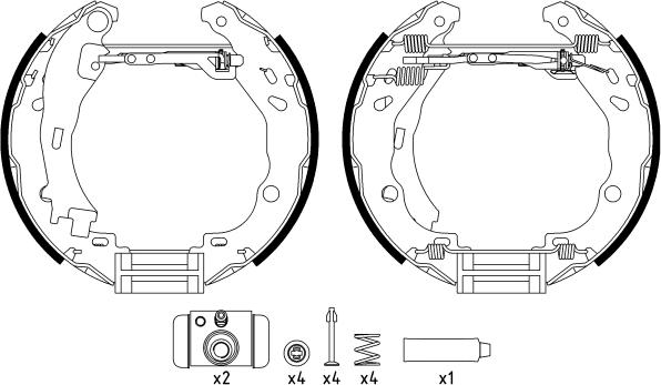 Textar 84061602 - Set saboti frana aaoparts.ro