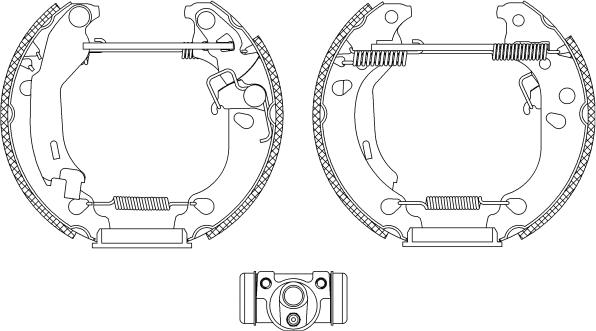 Textar 84061000 - Set saboti frana aaoparts.ro