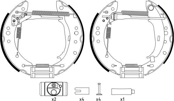 Textar 84068800 - Set saboti frana aaoparts.ro