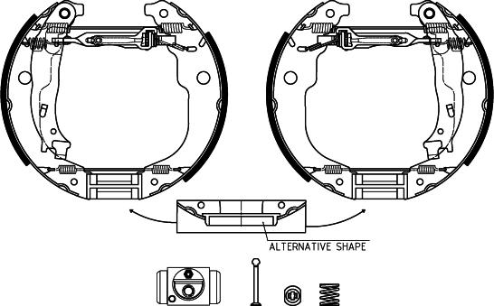 Textar 84067201 - Set saboti frana aaoparts.ro