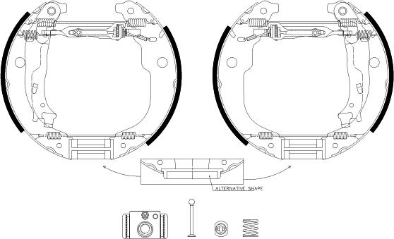 Textar 84067202 - Set saboti frana aaoparts.ro