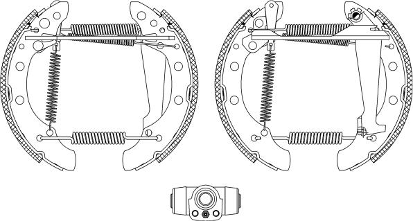 Textar 84018301 - Set saboti frana aaoparts.ro