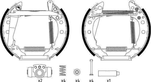 Textar 84018200 - Set saboti frana aaoparts.ro