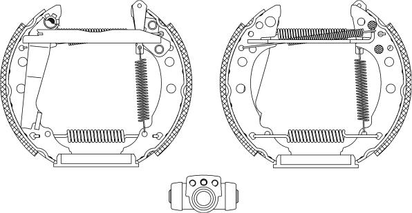 Textar 84018201 - Set saboti frana aaoparts.ro