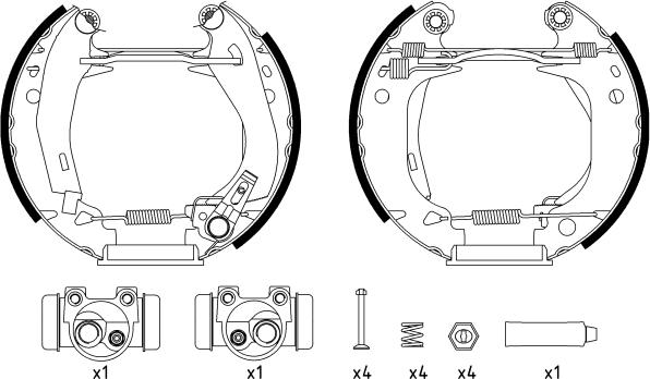 Textar 84038204 - Set saboti frana aaoparts.ro