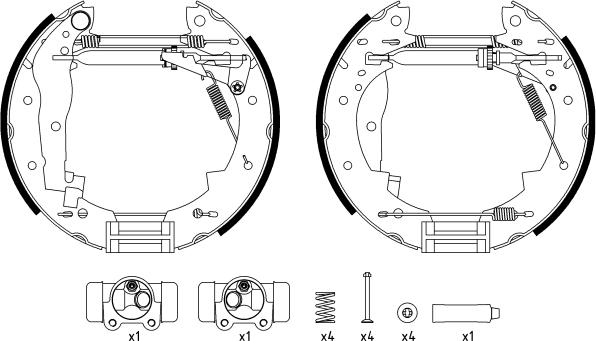 Textar 84033800 - Set saboti frana aaoparts.ro