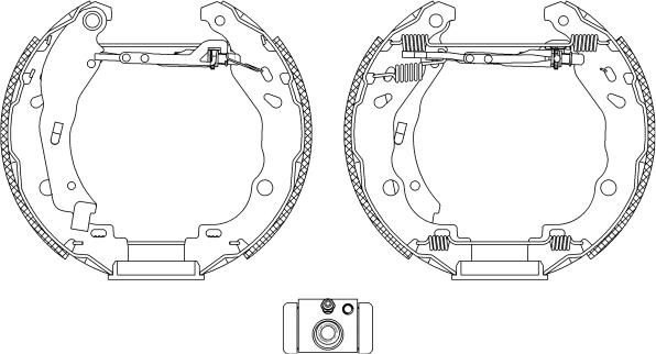 Textar 84077200 - Set saboti frana aaoparts.ro