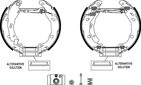 Textar 84077201 - Set saboti frana aaoparts.ro