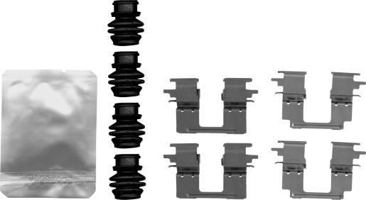 Textar 82541000 - Set accesorii, placute frana aaoparts.ro